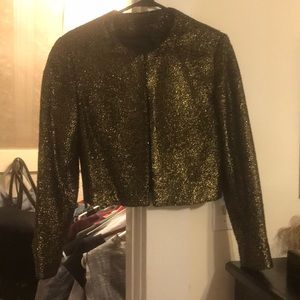 Nili Lotan gold/black blazer